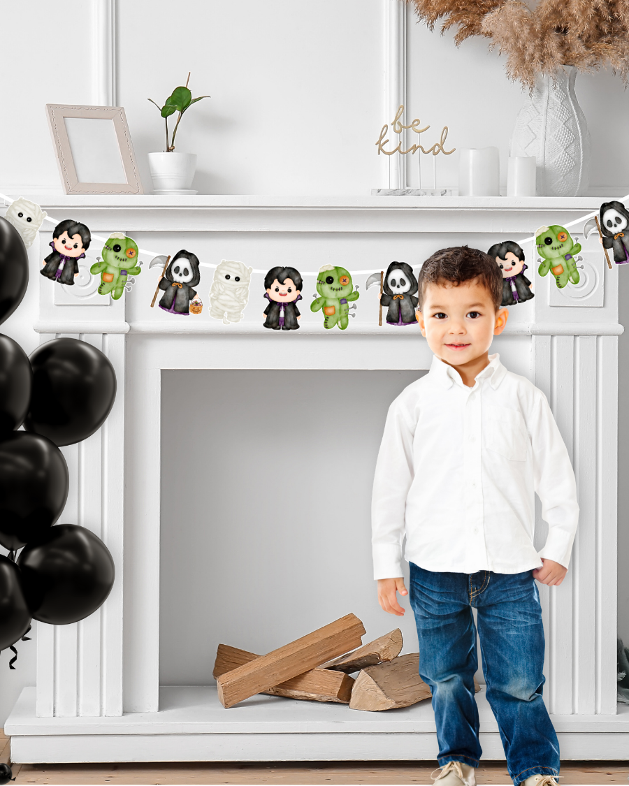 Spooky Halloween Garland Banner