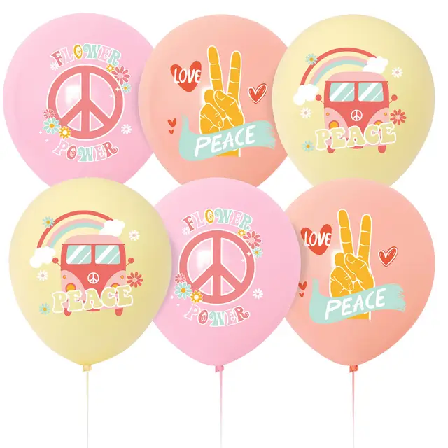 Groovy Latex Balloons (10pcs.)