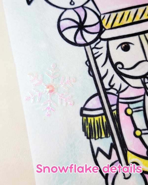 Pink Nutcracker Stocking