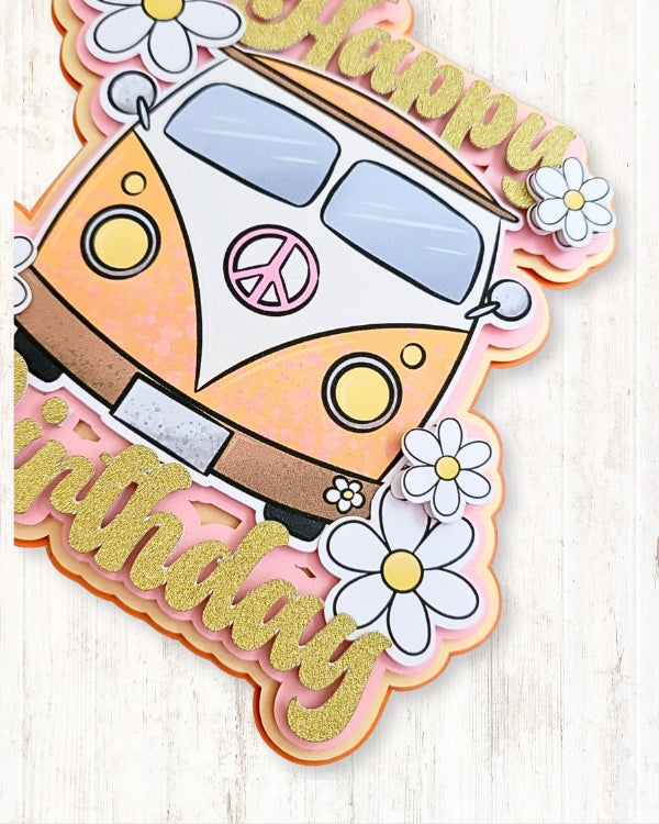 Groovy Van Cake Topper