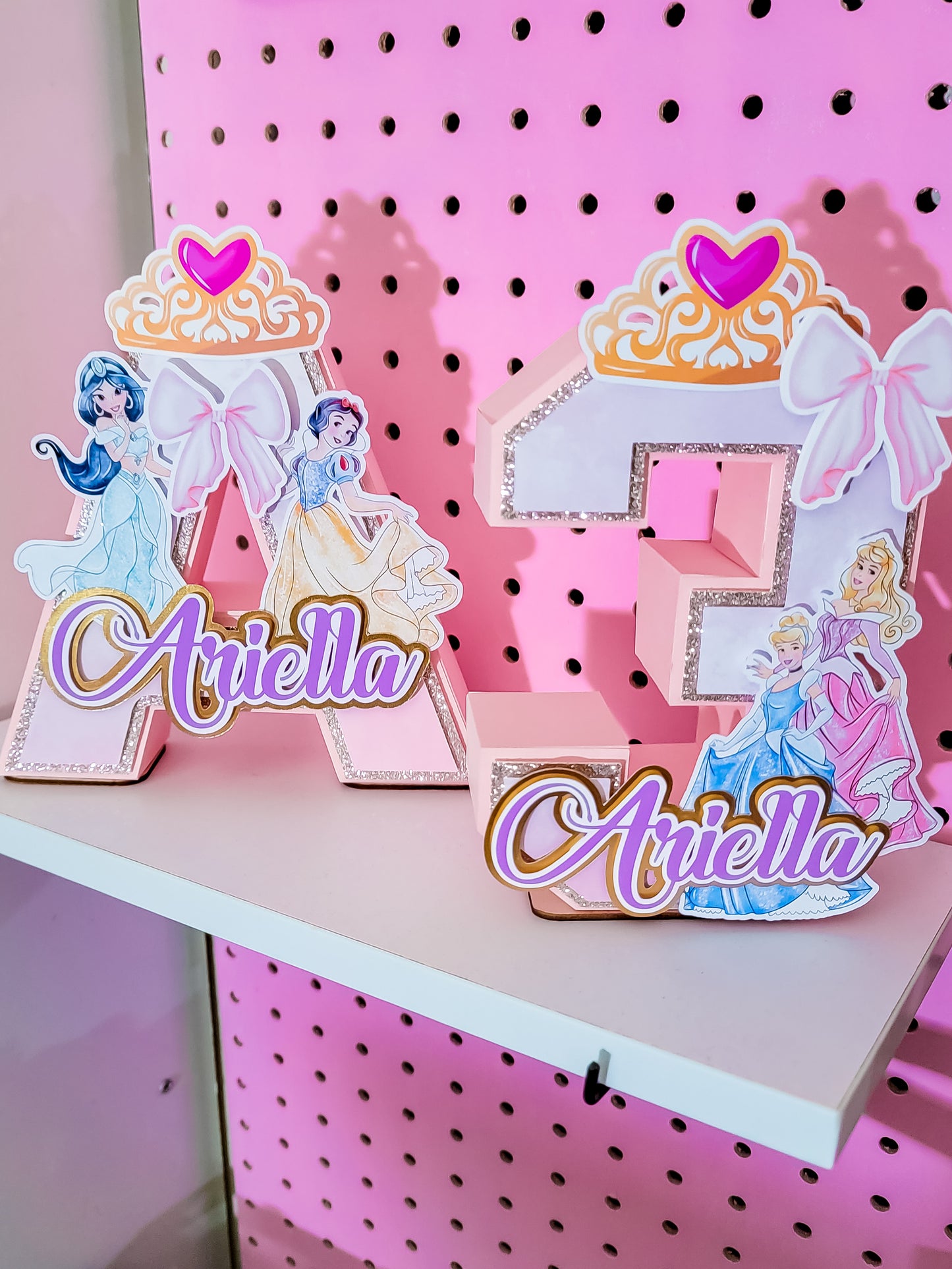 Tabletop 3D Letters