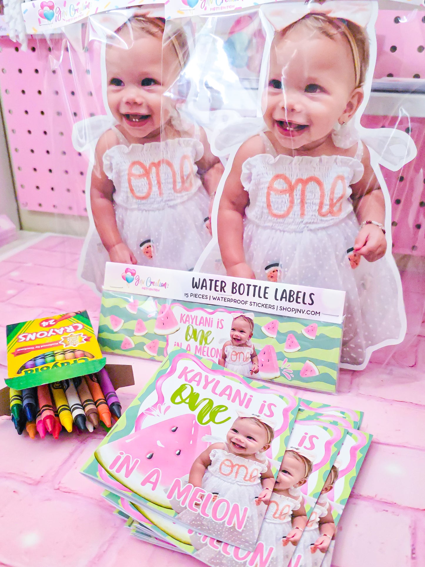 Personalized Watermelon Coloring Books - 12pcs.