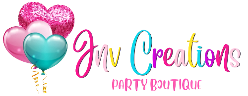Jnv Creations Party Boutique. Online party supply store. Birthday party. Baby shower, wedding, 1st birthday, decorations