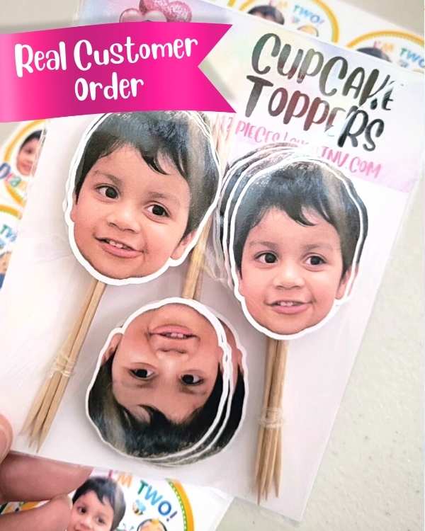 Custom Cupcake Toppers (12pcs.)
