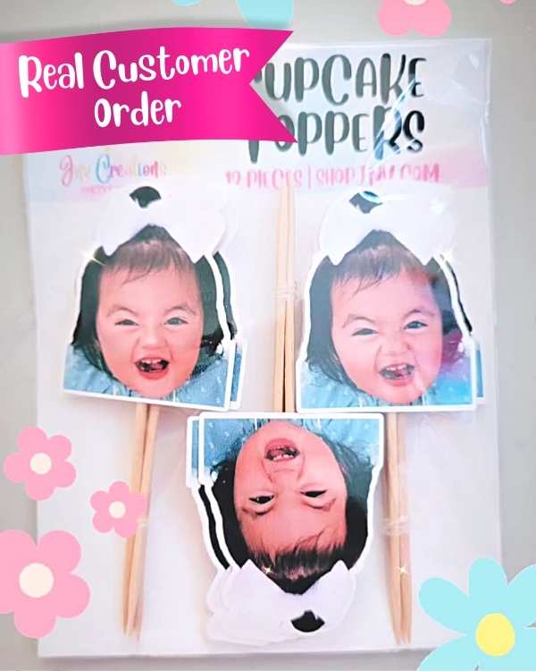 Custom Cupcake Toppers (12pcs.)