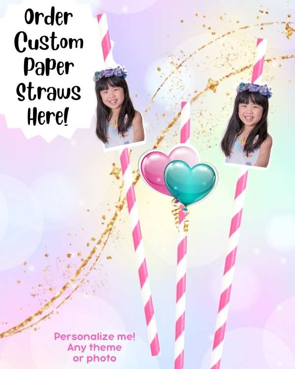 Custom Paper Straws (12pcs.)
