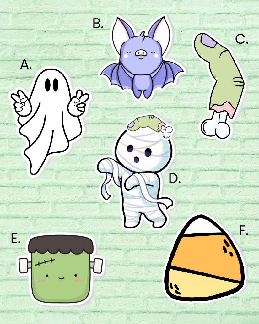 Spooky Retro Party Props