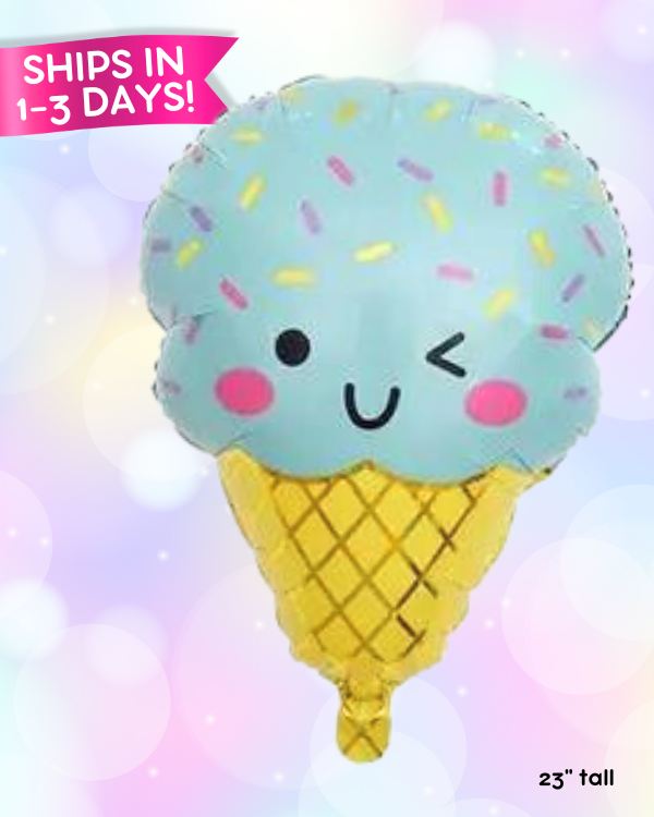 Ice Cream Foil Balloon