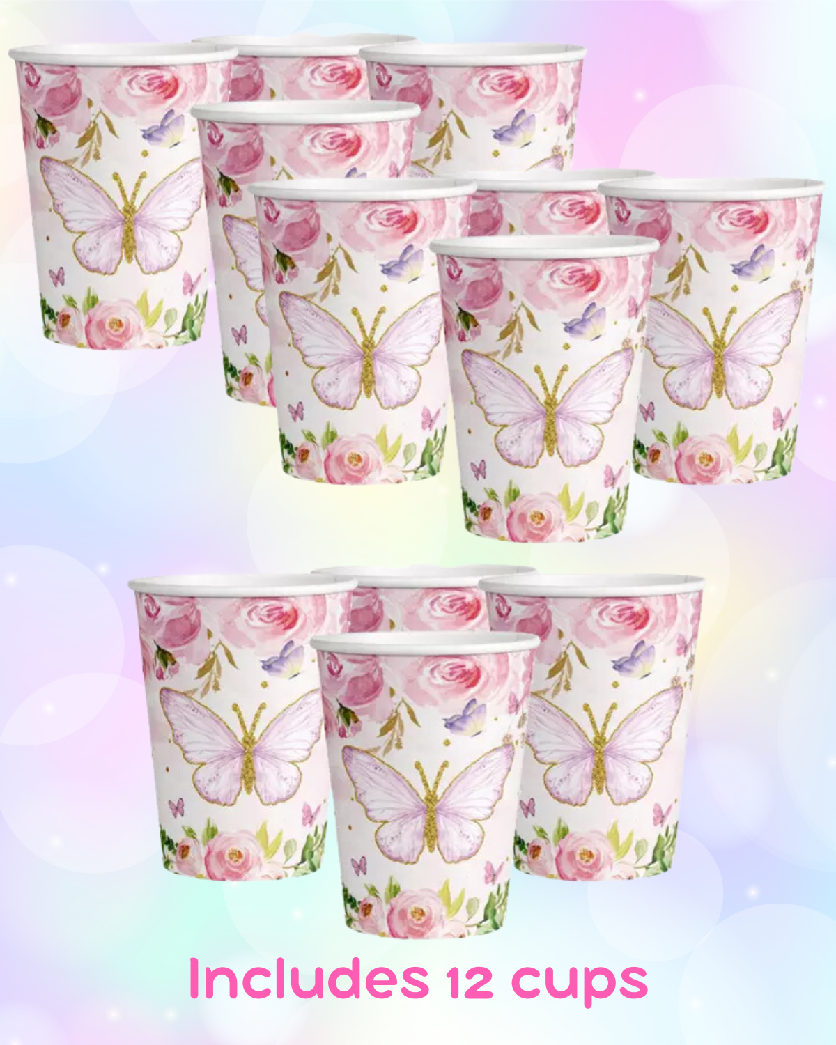 Butterfly Paper Cups