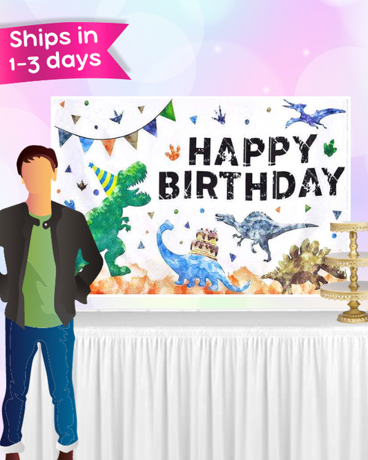 Dinosaur Birthday Backdrop