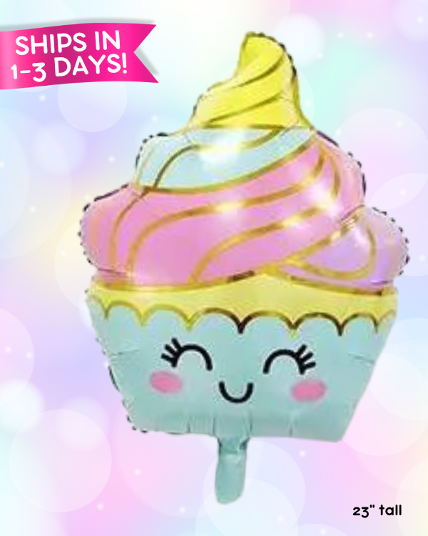 Cupcake Foil Balloon