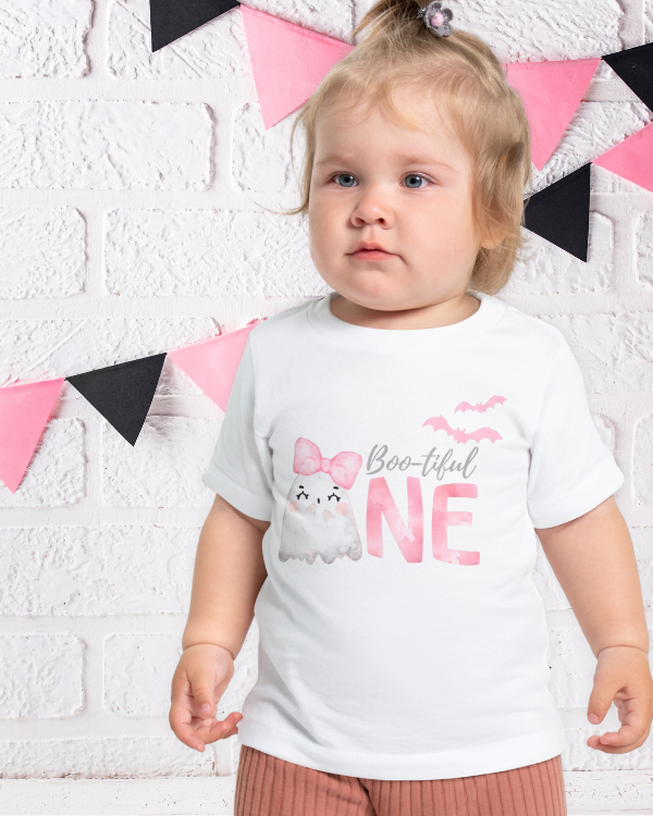 'Boo-tiful One' Baby Birthday Shirt