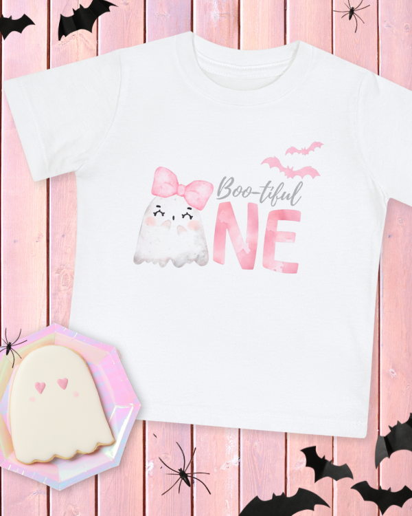 'Boo-tiful One' Baby Birthday Shirt