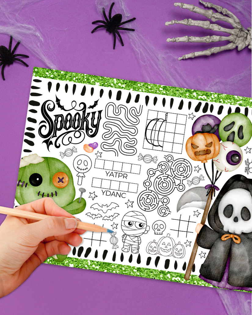 Halloween Activity Page - Digital Download
