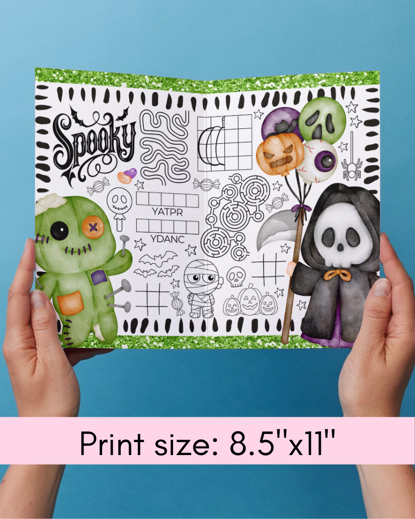 Halloween Activity Page - Digital Download