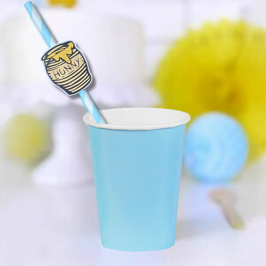 'Hunny Pot' Paper Straws