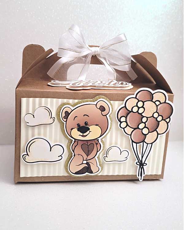 Teddy Bear Favor Boxes (12pcs.)