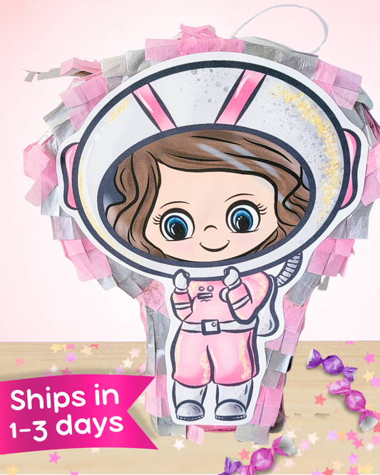 Pink Astronaut Mini Piñata
