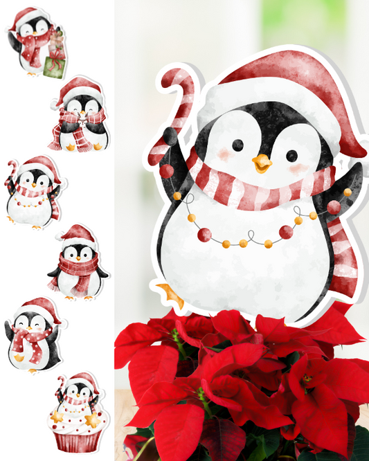 Holiday Penguins Party Props