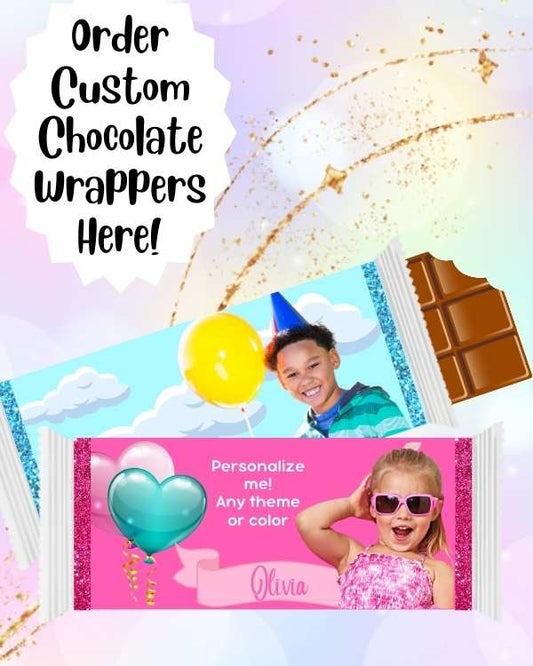 Custom Hershey's Chocolate Bar Wrappers (12pcs.)