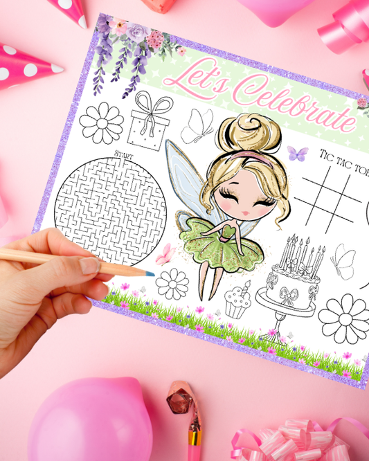 Tinkerbell Activity Page - Digital Download