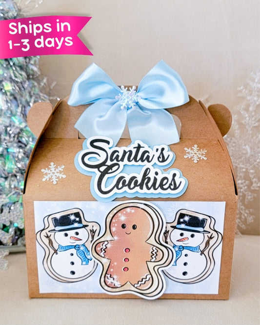 Gingerbread & Snowman Gift Box