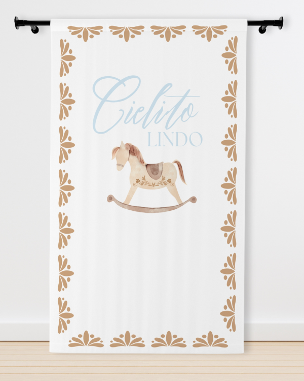 Cielito Lindo Backdrop Curtain - Caballito