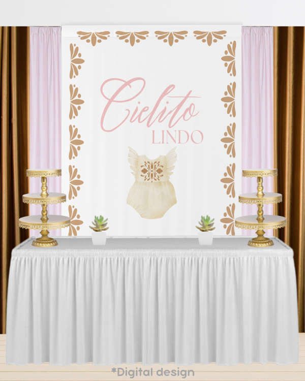 Cielito Lindo Backdrop Curtain - Blusita