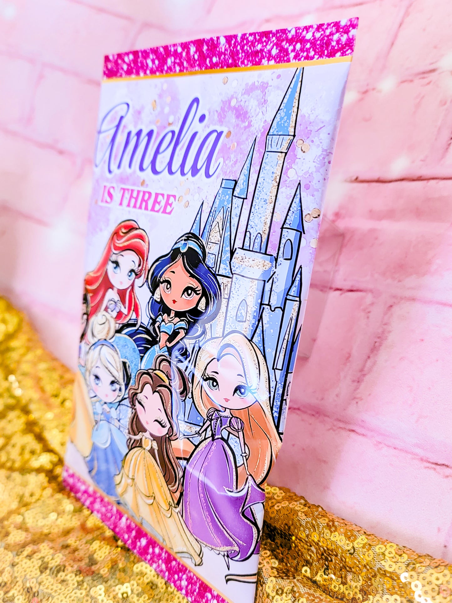 Personalized Princess Chip Bags