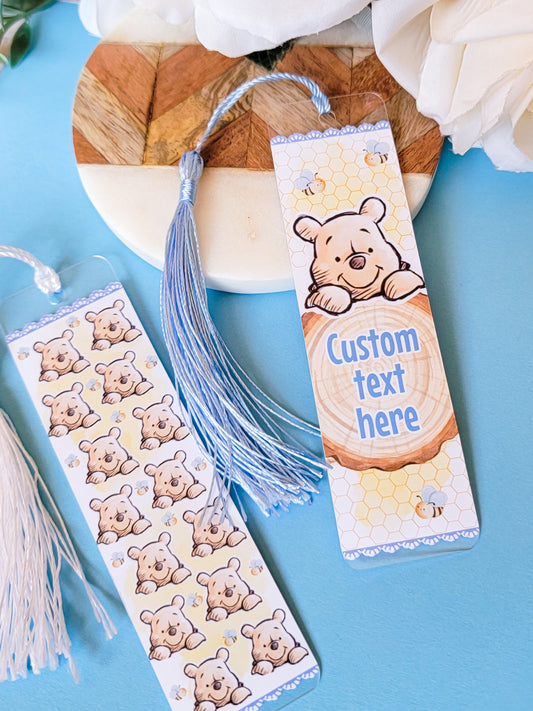 Poohbear Bookmark Favors