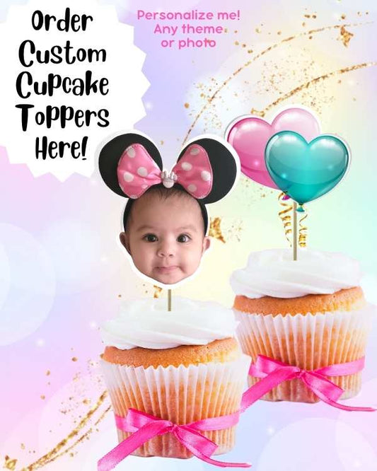 Custom Cupcake Toppers (12pcs.)