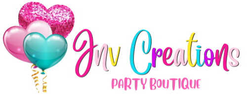 Jnv Creations Party Boutique. Online party supply store. Birthday party. Baby shower, wedding, 1st birthday, decorations