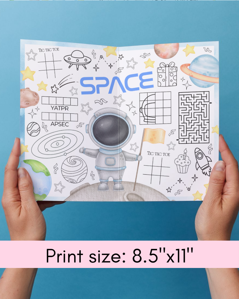 Outer Space Activity Page - Digital Download