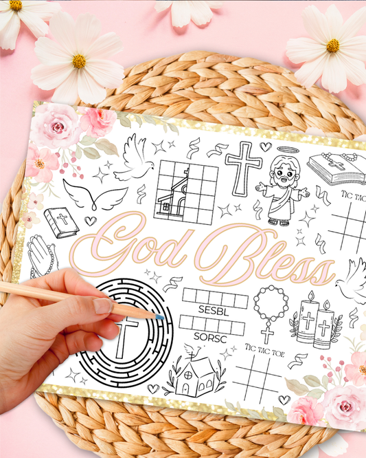 God Bless Activity Page - Digital Download