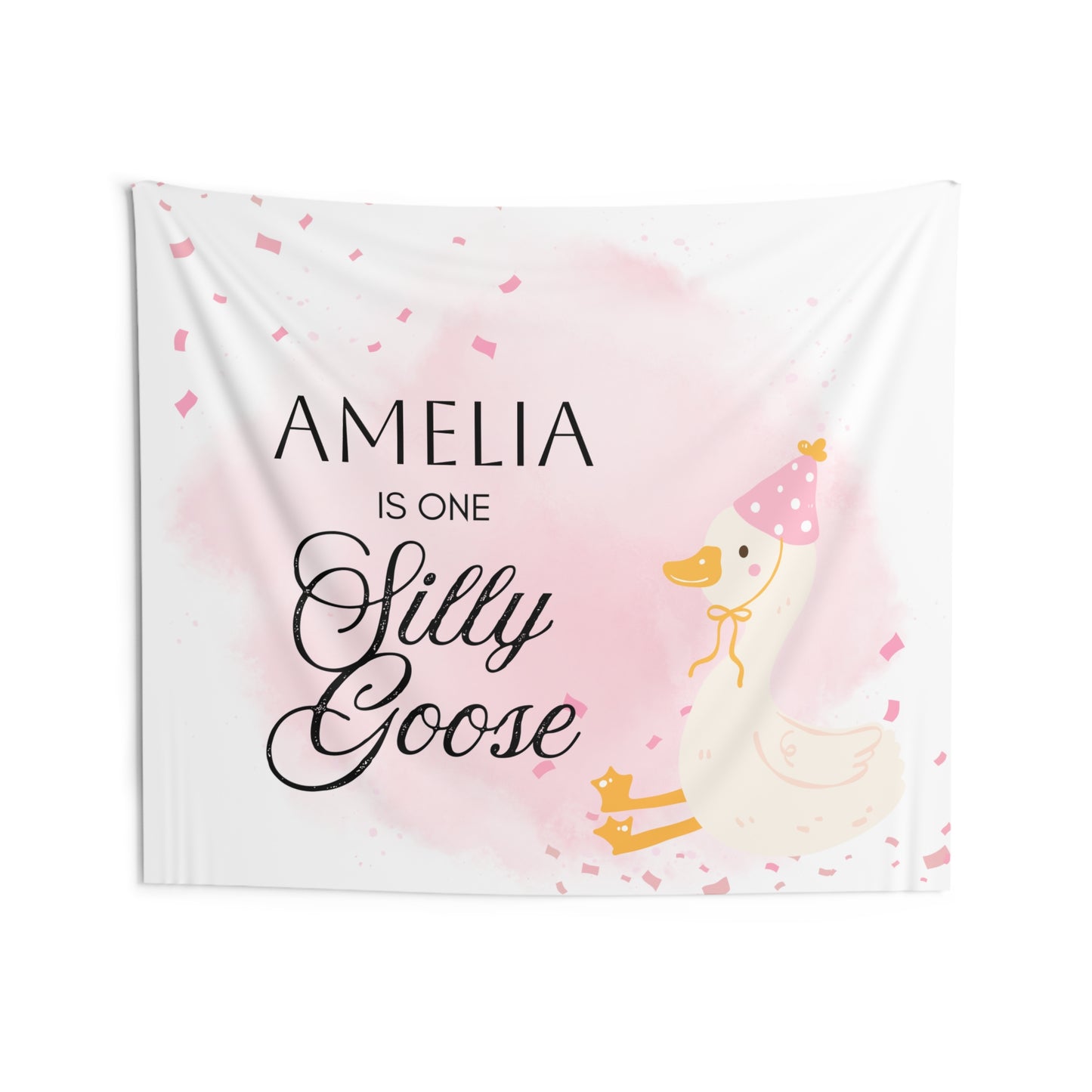 One Silly Goose Backdrop - Personalized