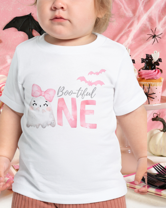 'Boo-tiful One' Baby Birthday Shirt