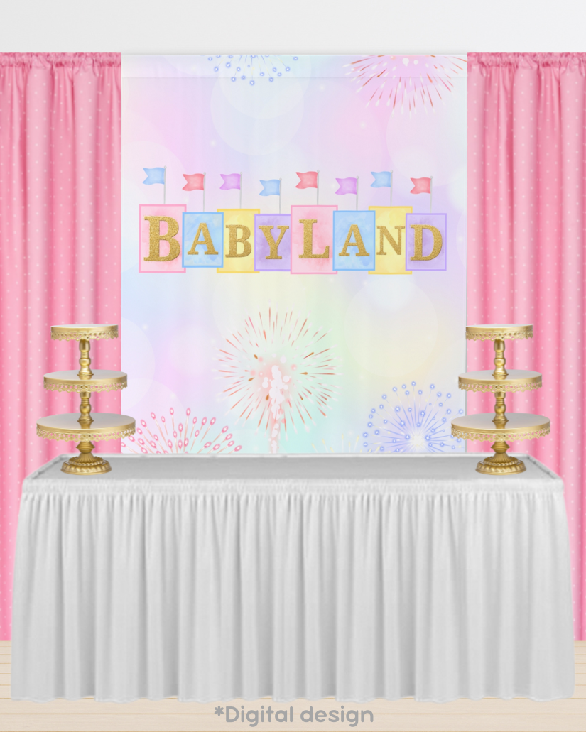 Babyland Backdrop Curtain