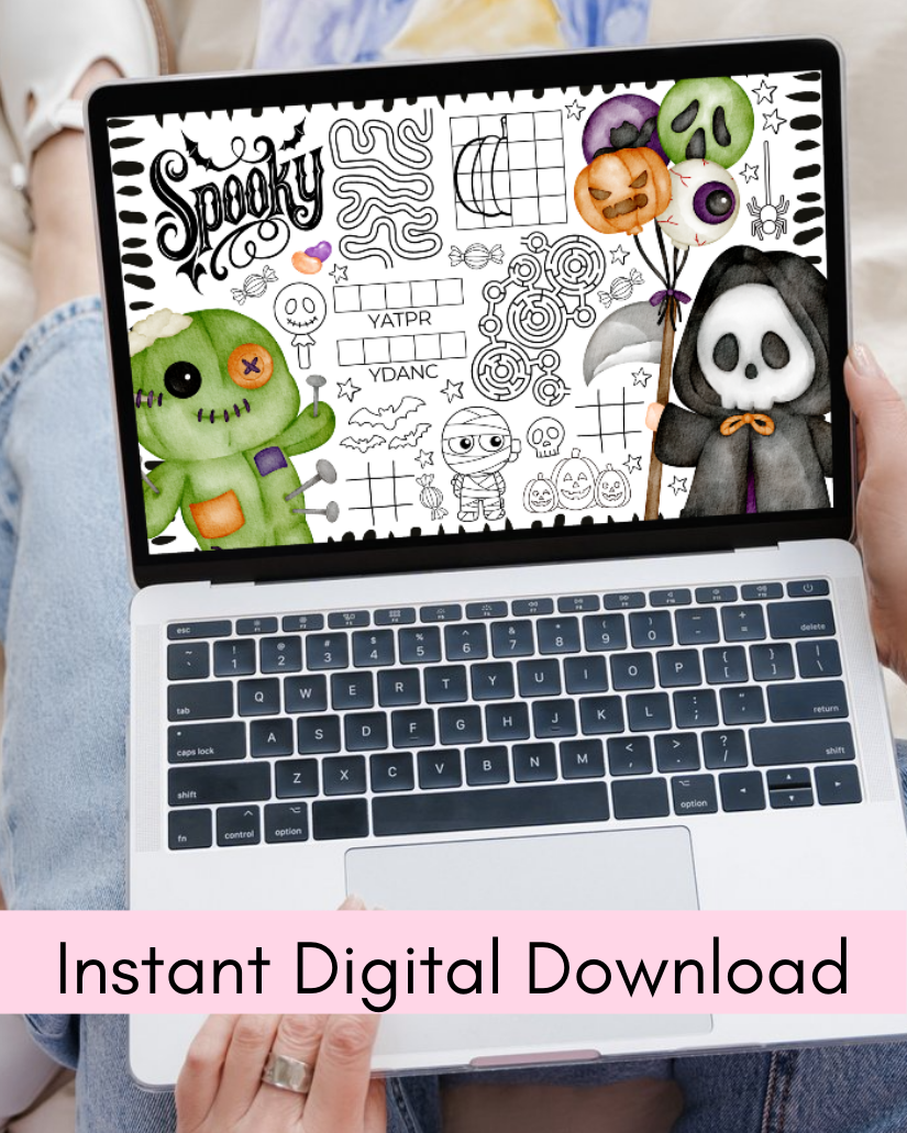 Halloween Activity Page - Digital Download