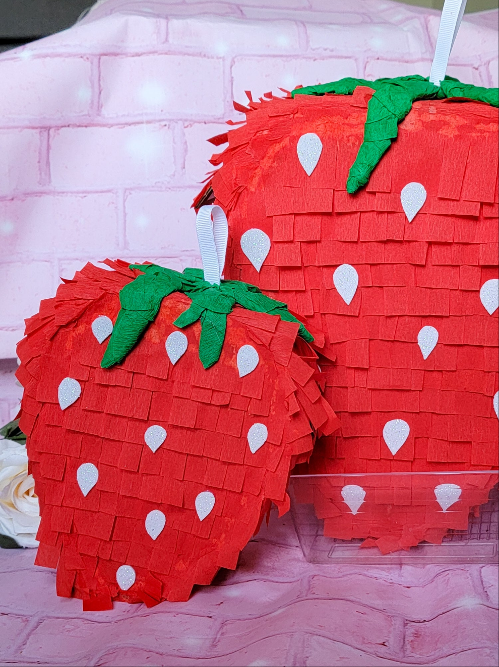 Red Strawberry Piñata