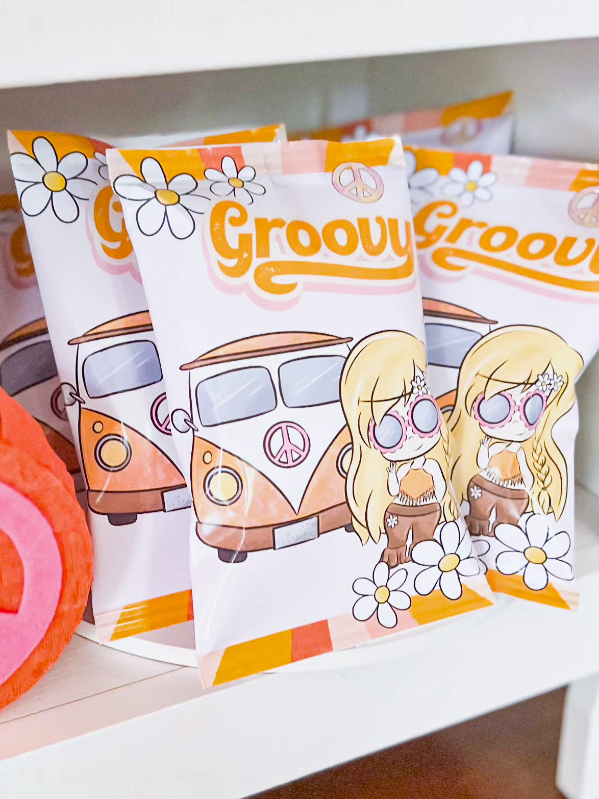 Personalized Groovy Chip Bags