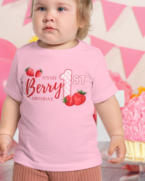 'It's My Berry 1st Birthday' Baby Birthday Shirt