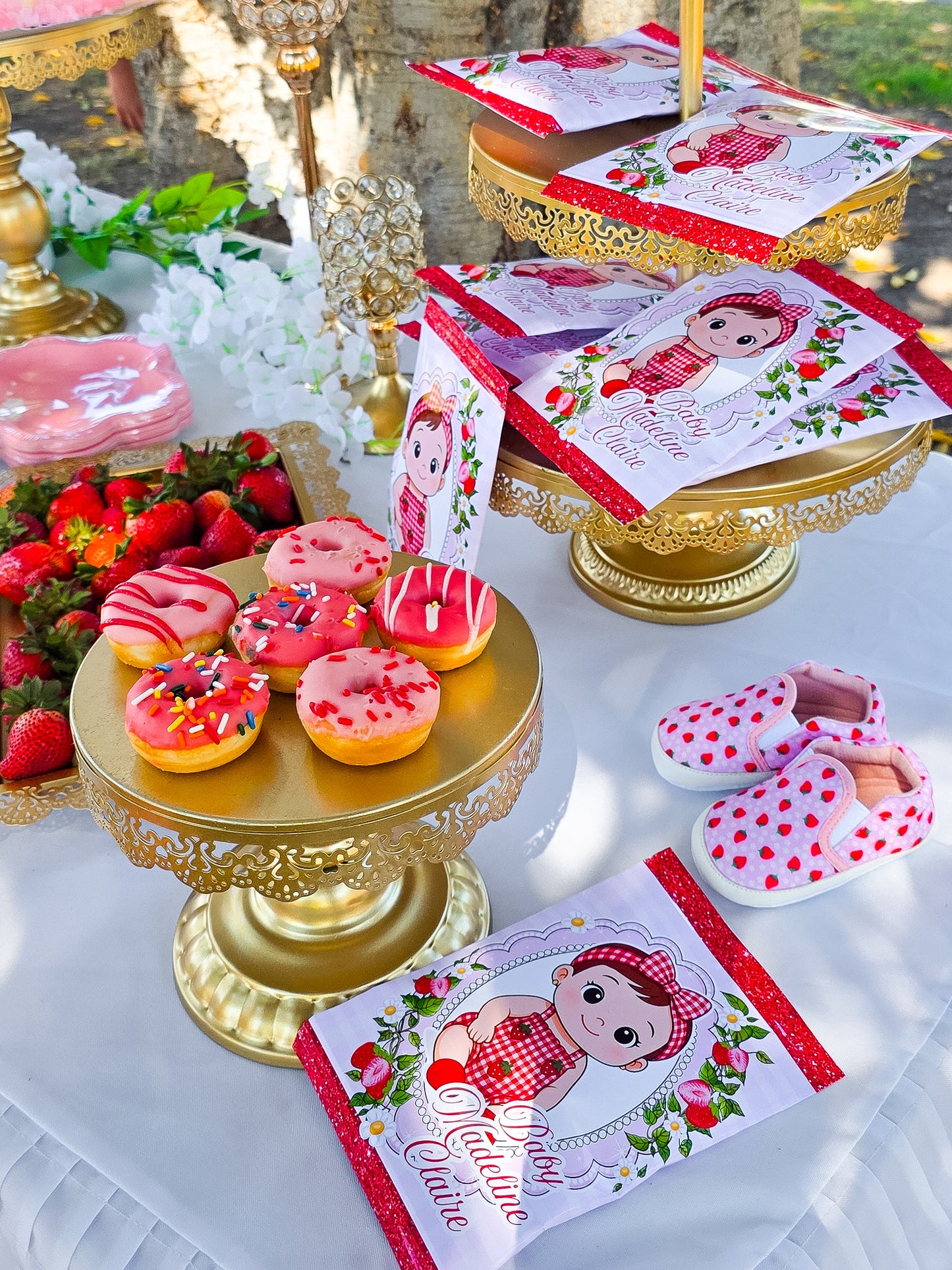 Strawberry Baby Chip Bags - Personalized
