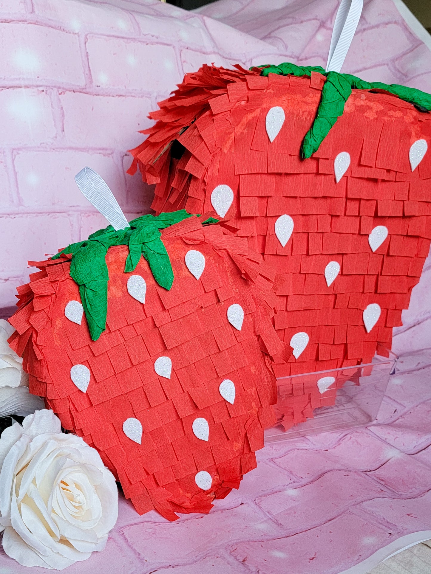 Red Strawberry Piñata