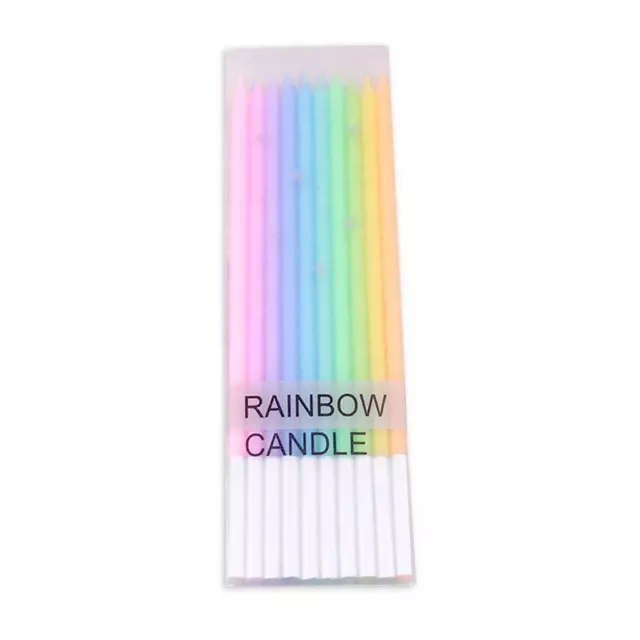 Rainbow Birthday Candles