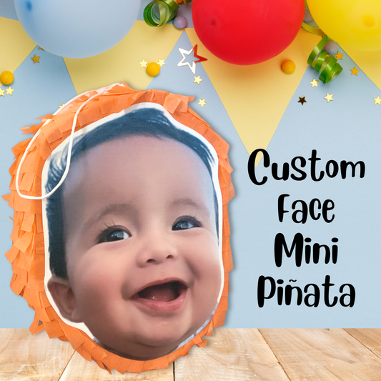 12" Personalized Face Mini Piñata