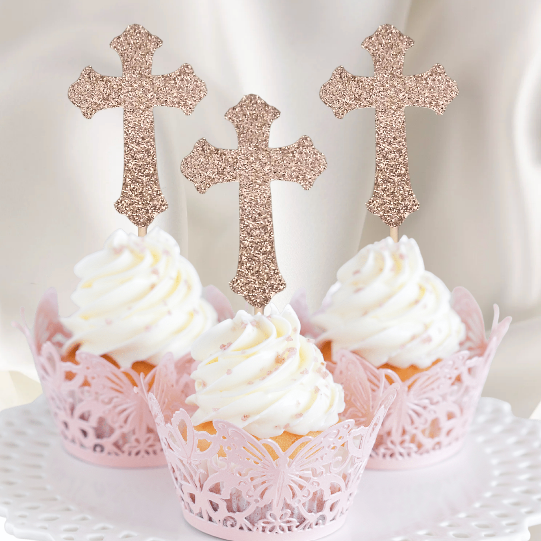 Cross Cupcake Toppers