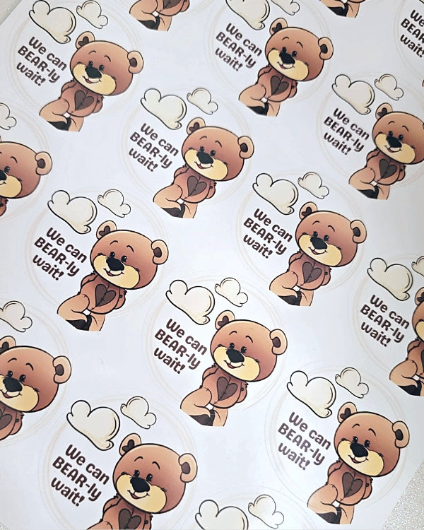 Teddy Bear Stickers (20pcs.)