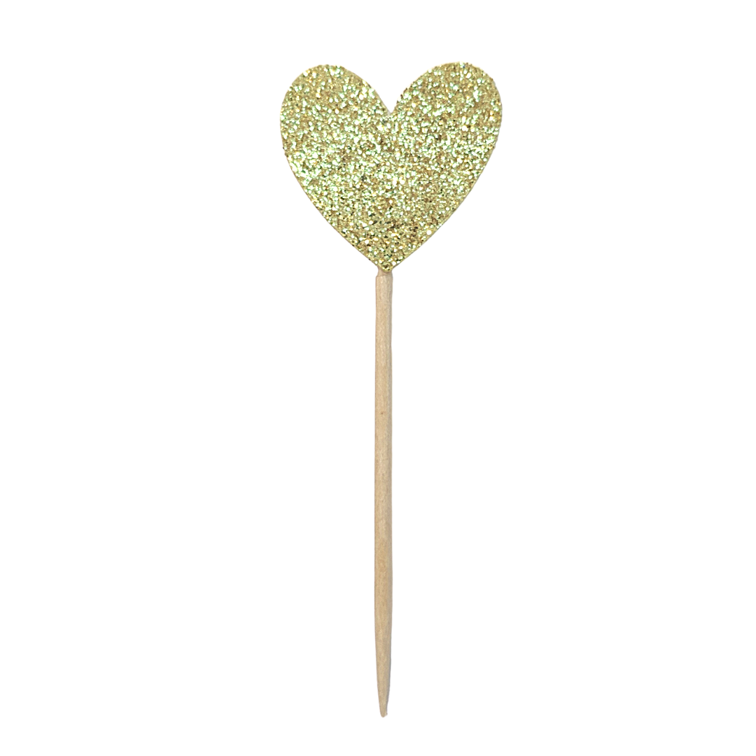 'Heart of Gold' Cupcake Topper