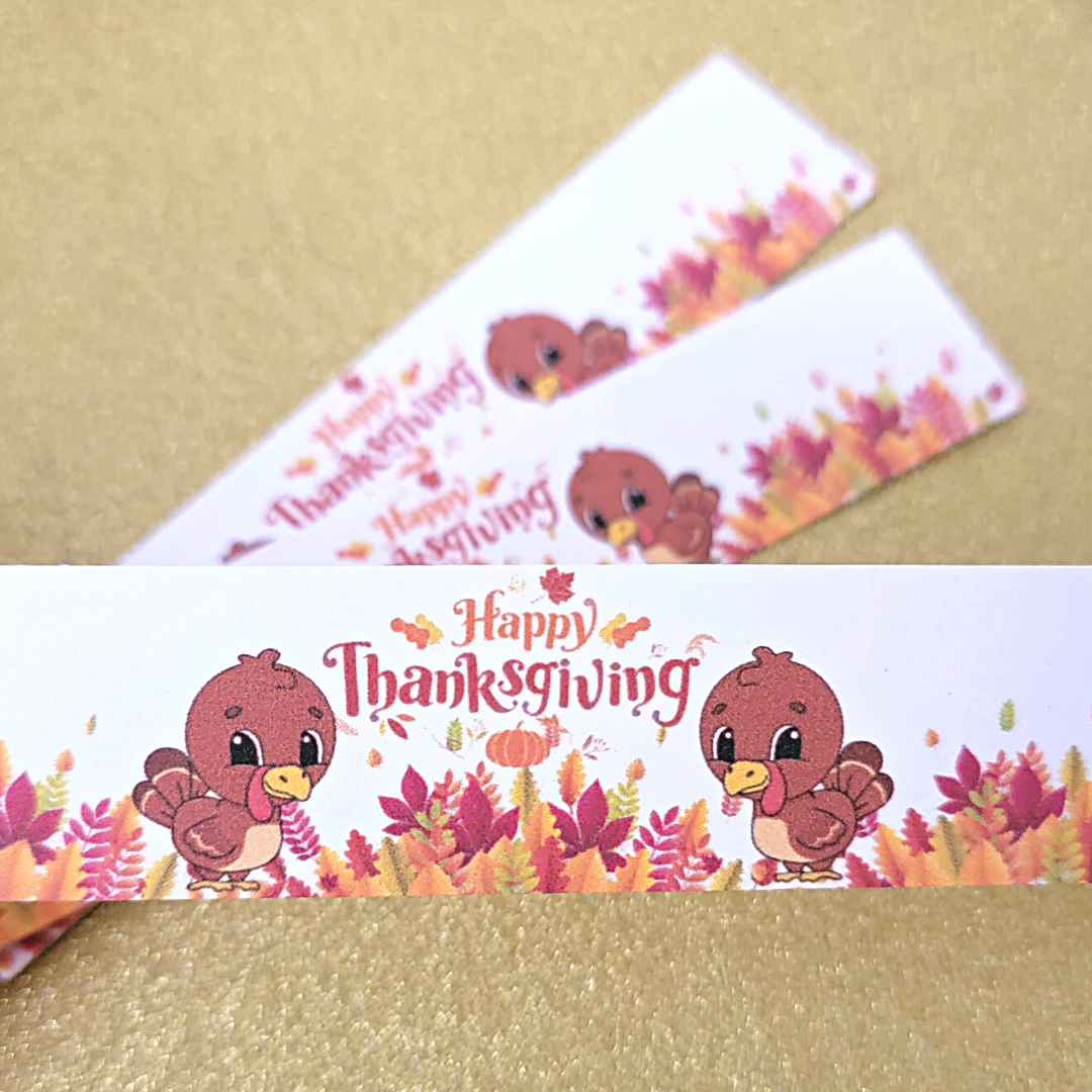 'Happy Thanksgiving' Napkin Rings