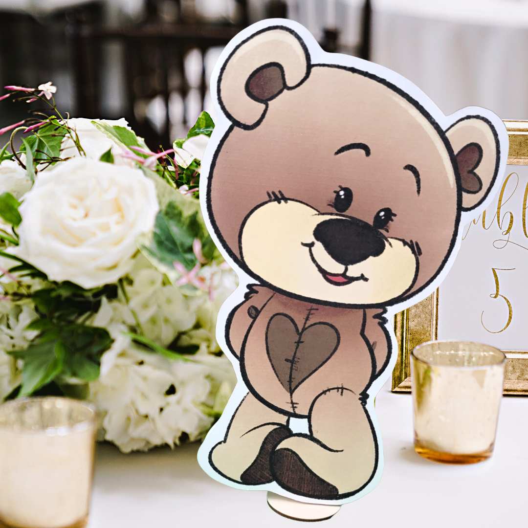 Brown Teddy Bear Tabletop Prop